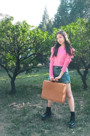 李兰迪粉色甜美写真图片_2