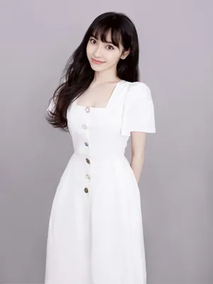 刘一曈白裙小清新养眼写真图片_2