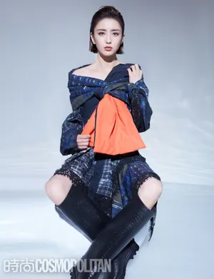 佟丽娅超A背头造型写真图片_6