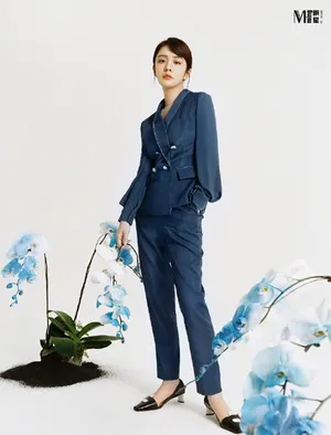 王晓晨蓝色系优雅写真图片_7