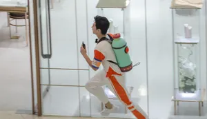 杨洋背农药桶综艺剧照图片_6