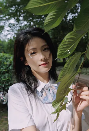 白鹿清纯可爱制服写真图片_4