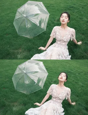 邓恩熙半扎马尾灵动写真图片_6
