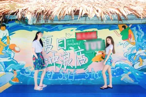 THE9安崎赵小棠夏日沙滩性感写真_1
