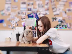 希林娜依·高清新甜美图片
