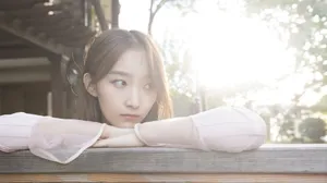 高颖浠粉色露肩裙甜美性感图片第6张