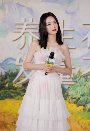 宋茜云朵梦幻礼裙活动照图片_5
