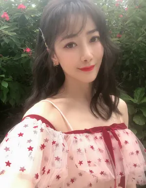 陈紫函清新甜美自拍图片_5