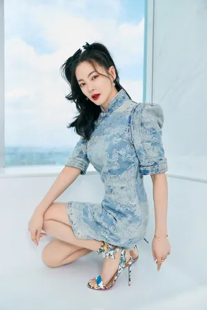 张雨绮性感旗袍写真图片