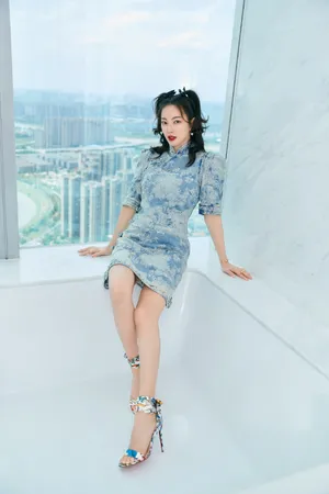 张雨绮性感旗袍写真图片_2