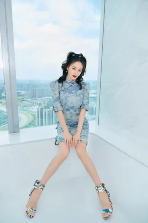 张雨绮性感旗袍写真图片_3