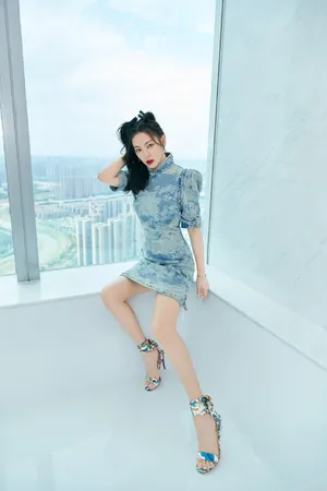 张雨绮性感旗袍写真图片_5