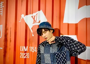 李汶翰LV春夏21男装秀帅气图片_8
