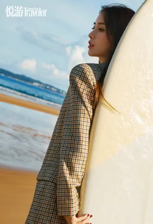 angelababy海岛沙滩大片写真图片_8