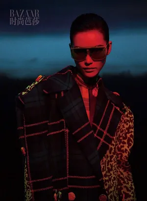 刘雯秋冬时装光影大片写真图片_4