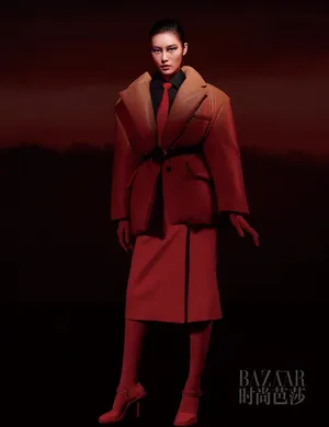 刘雯秋冬时装光影大片写真图片_9