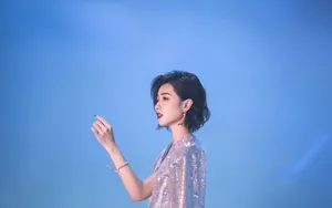 万茜海洋风造型唯美写真图片_3