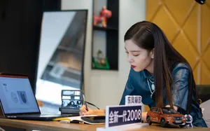 宋妍霏工装裙靓丽写真图片第7张