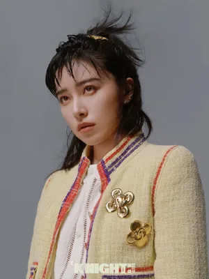 阚清子清爽短发写真图片