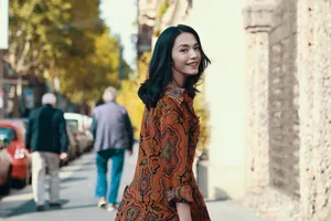 姚晨米兰街头时尚混搭街拍图片第4张