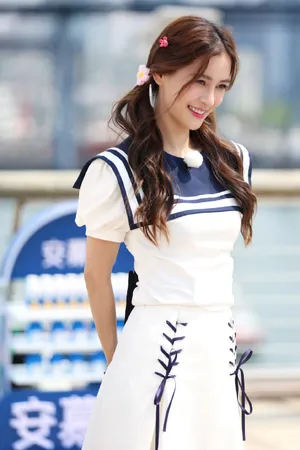 angelababy《奔跑吧》水手服造型图片_4