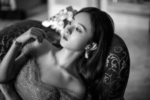 赵丽颖一字星钻裙妩媚写真图片_3