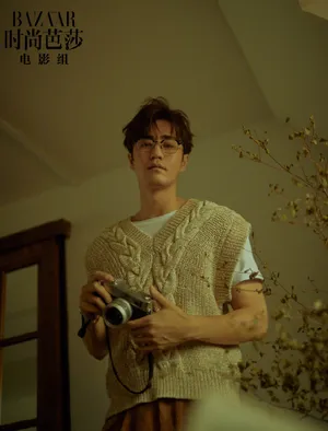 毛晓彤杨玏时尚杂志写真大片第1张