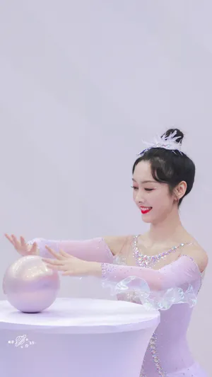 宣璐体操服性感甜美写真图片