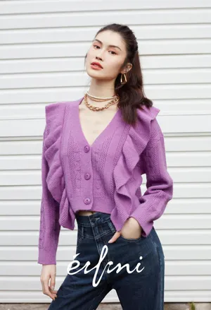 何穗优雅秋冬大片写真图片_4