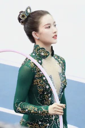 硬糖少女刘些宁艺术体操性感图片_1