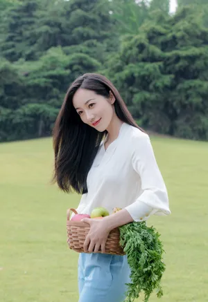 韩雪田园风清新甜美写真图片_7