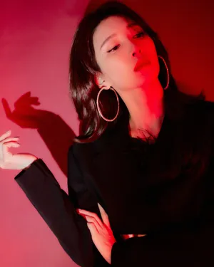 江疏影星耀短裙性感写真图片_11