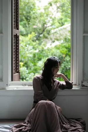 赵丽颖慵懒性感写真花絮图片_5