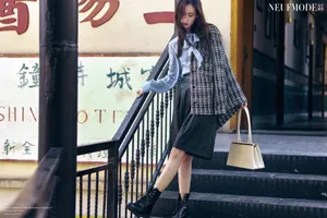 金晨港风复古大片写真图片_5