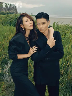 张晋蔡少芬双A夫妇气场十足写真图片_7