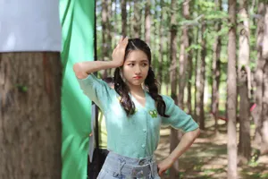 李兰迪温柔双马尾甜美写真图片_2