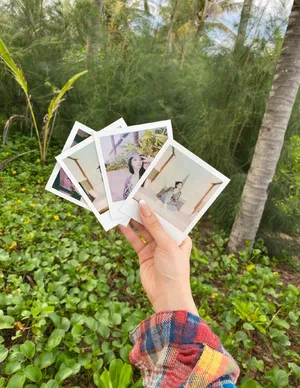 欧阳娜娜悠闲度假青春甜美自拍照图片_2