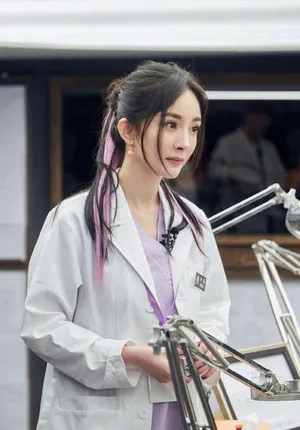 杨幂粉色挑染马尾造型图片_6
