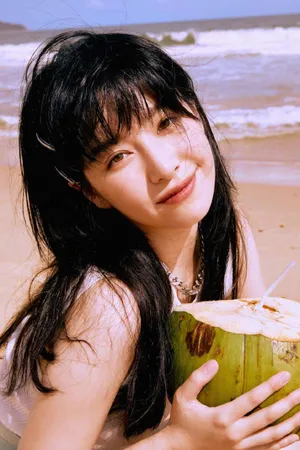 阚清子海边沙滩清新写真图片_10