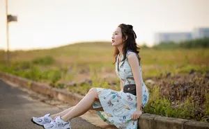 王鸥甜美元气七夕写真图片_2