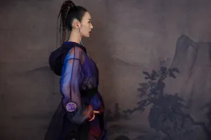 童瑶高马尾酷飒写真图片_2