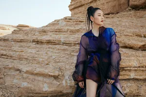 童瑶高马尾酷飒写真图片_3