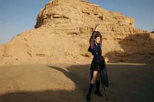 童瑶高马尾酷飒写真图片_4
