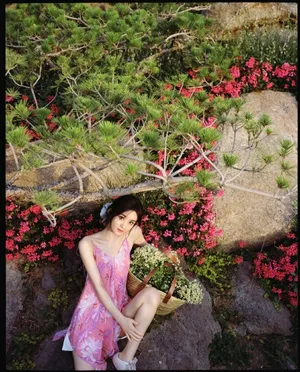赵丽颖甜蜜七夕粉红吊少女情怀十足写真图片_2