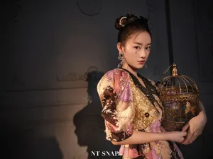 郭晓婷复古优雅写真图片_5