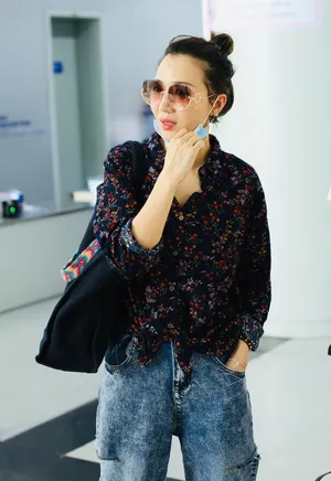 阿朵印花衬衫复古精致悠闲随性机场照图片_3