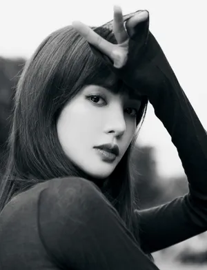 金晨红发性感写真图片_4