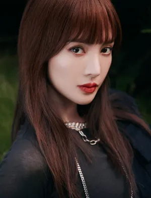 金晨红发性感写真图片_11