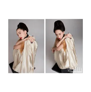 孟美岐复古高马尾黑唇大片写真图片_12