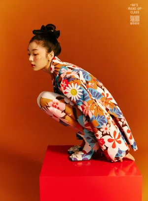 孙千最新时尚杂志写真图片